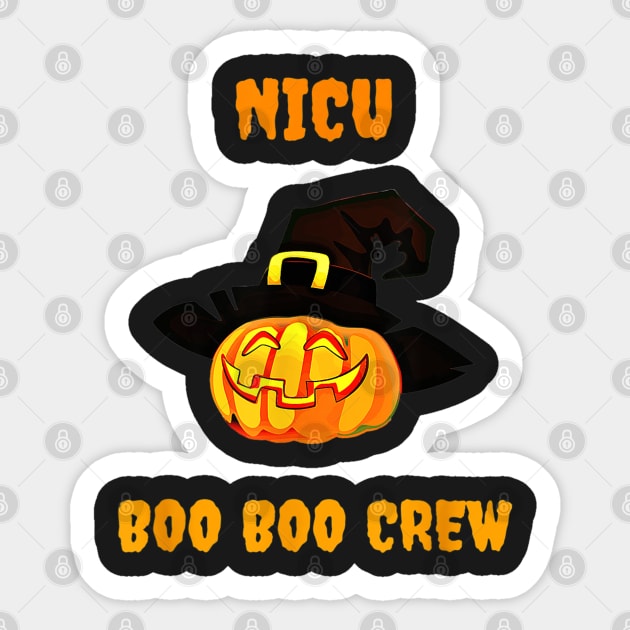 Halloween Neonatal Nurse Sticker by Christyn Evans